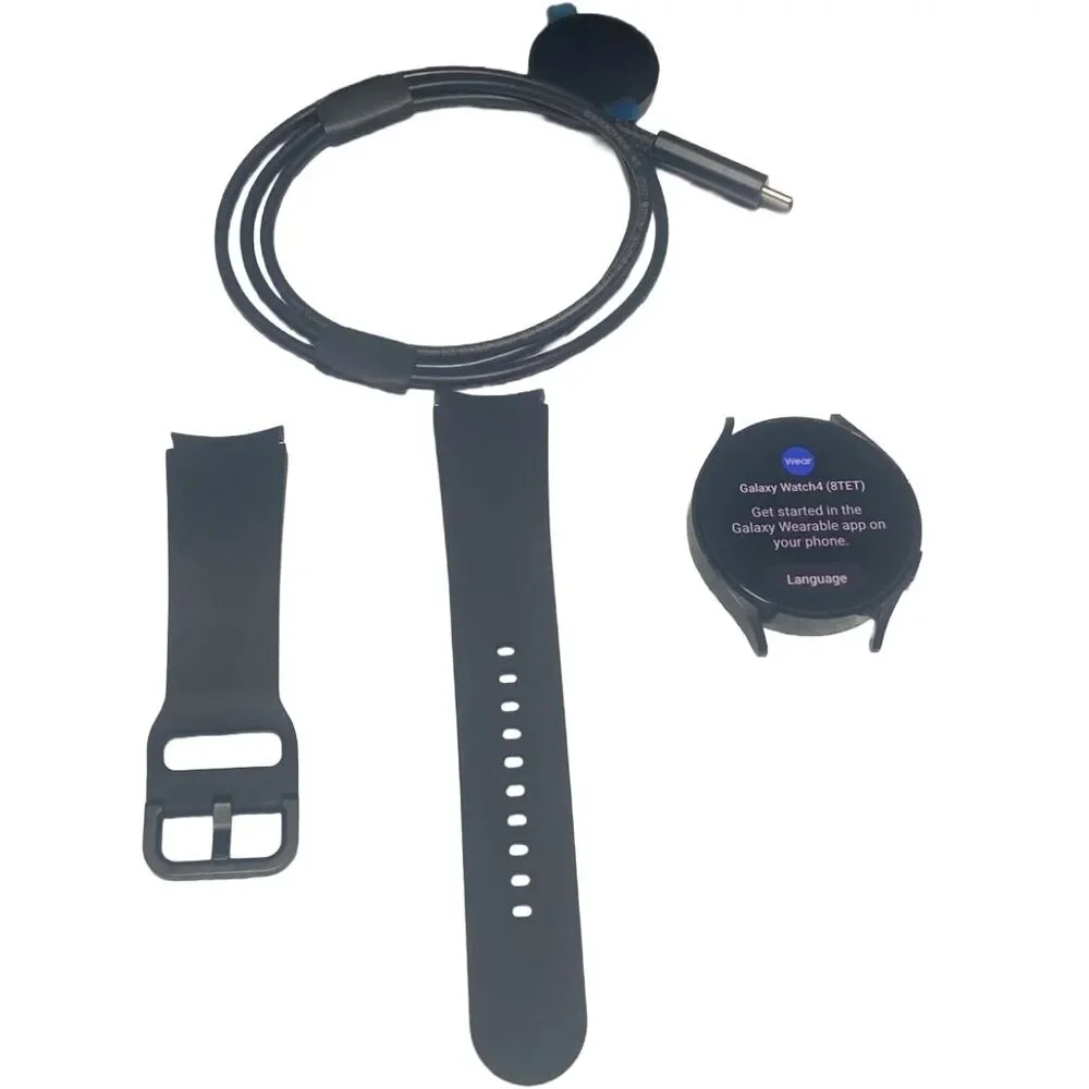 Samsung Galaxy Watch4 44mm Bluetooth GPS WiFi NFC Smartwatch Black SM-R870 ECG